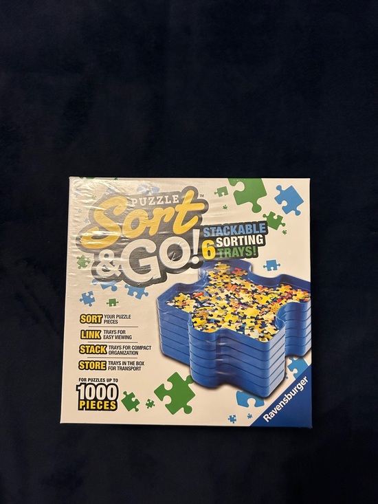 Ravensburger Other - Ravensburger Blue Stackable Puzzle Sorting Trays - 6 Pack